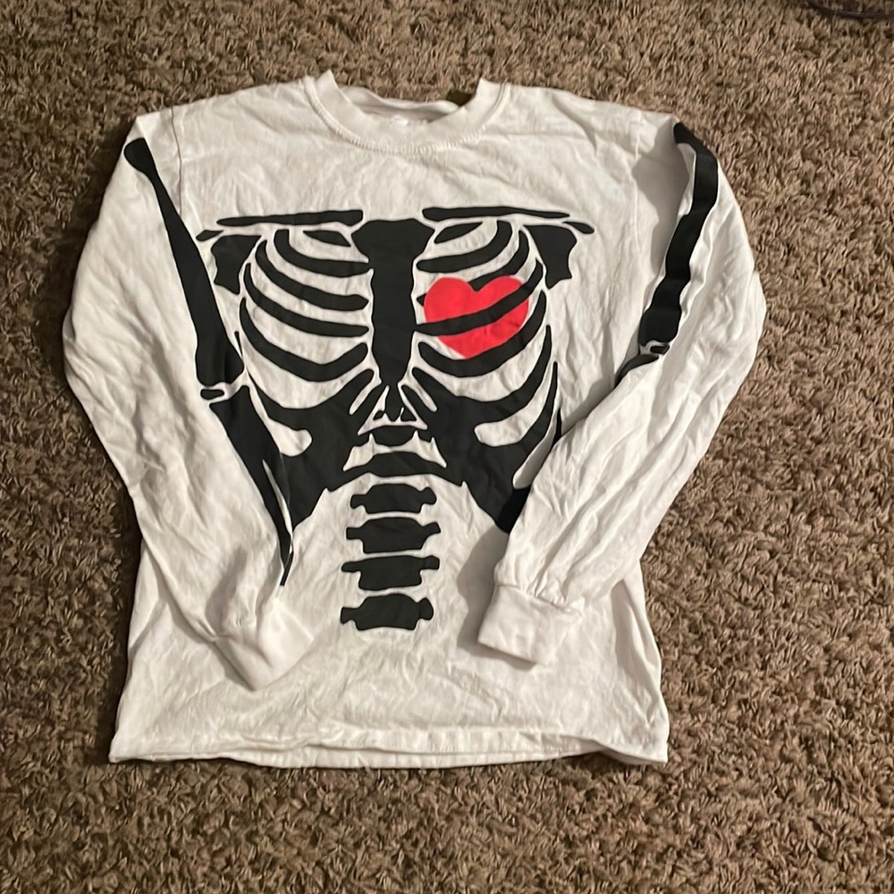 Skeleton Mens Long sleeve T-Shirt